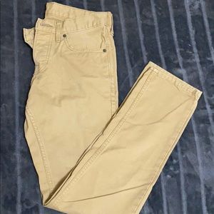 Hollister button fly khaki